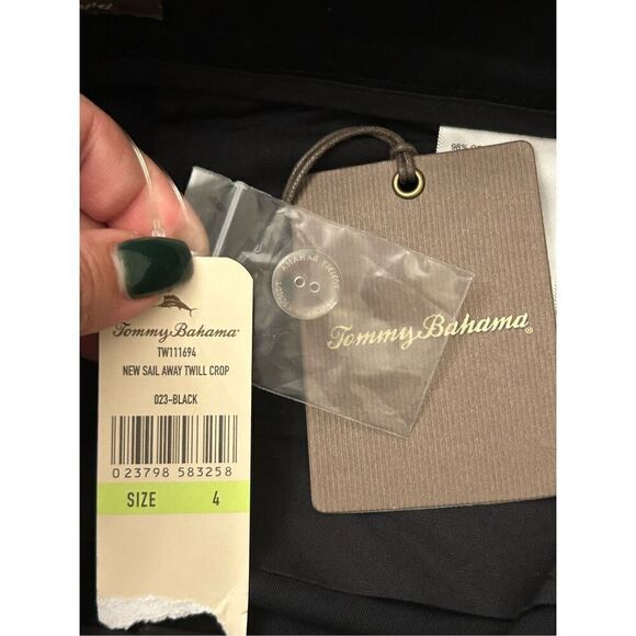 NWT Tommy Bahama New Sail Away Cropped Pants 4 career minimalist - Picture 4 of 9